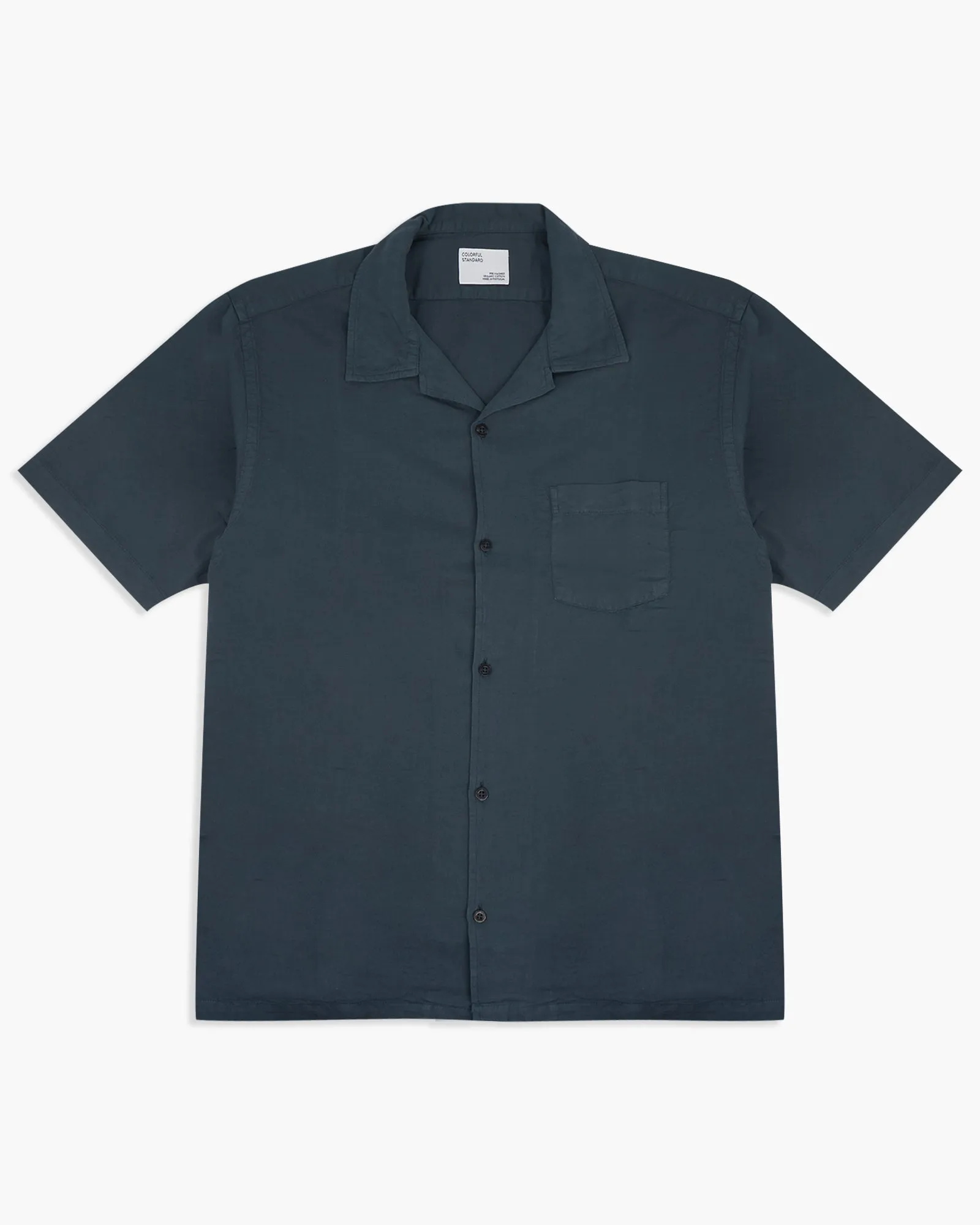 Colorful Standard Linen Shirt - Petrol Blue