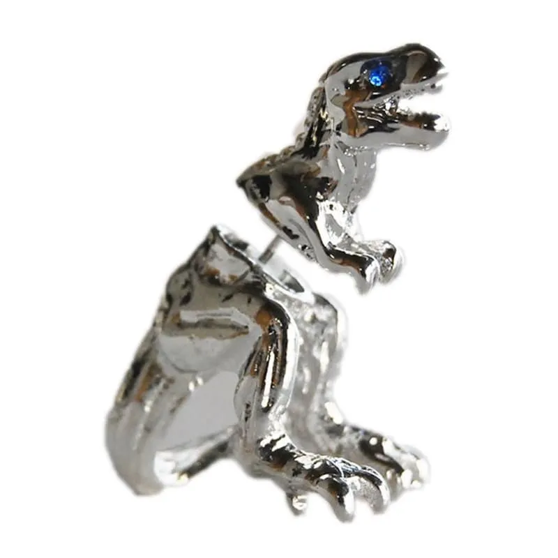 Cool Punk Rock Dinosaur Designs Earrings