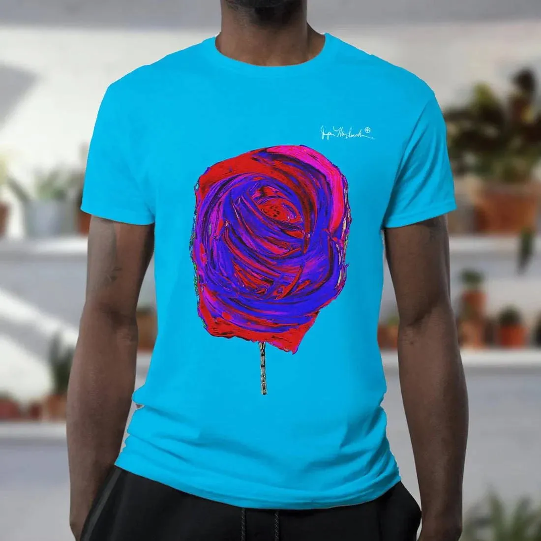 Cosmic Cherry Cotton Candy MEN'S T-Shirt by Jumper Maybach®