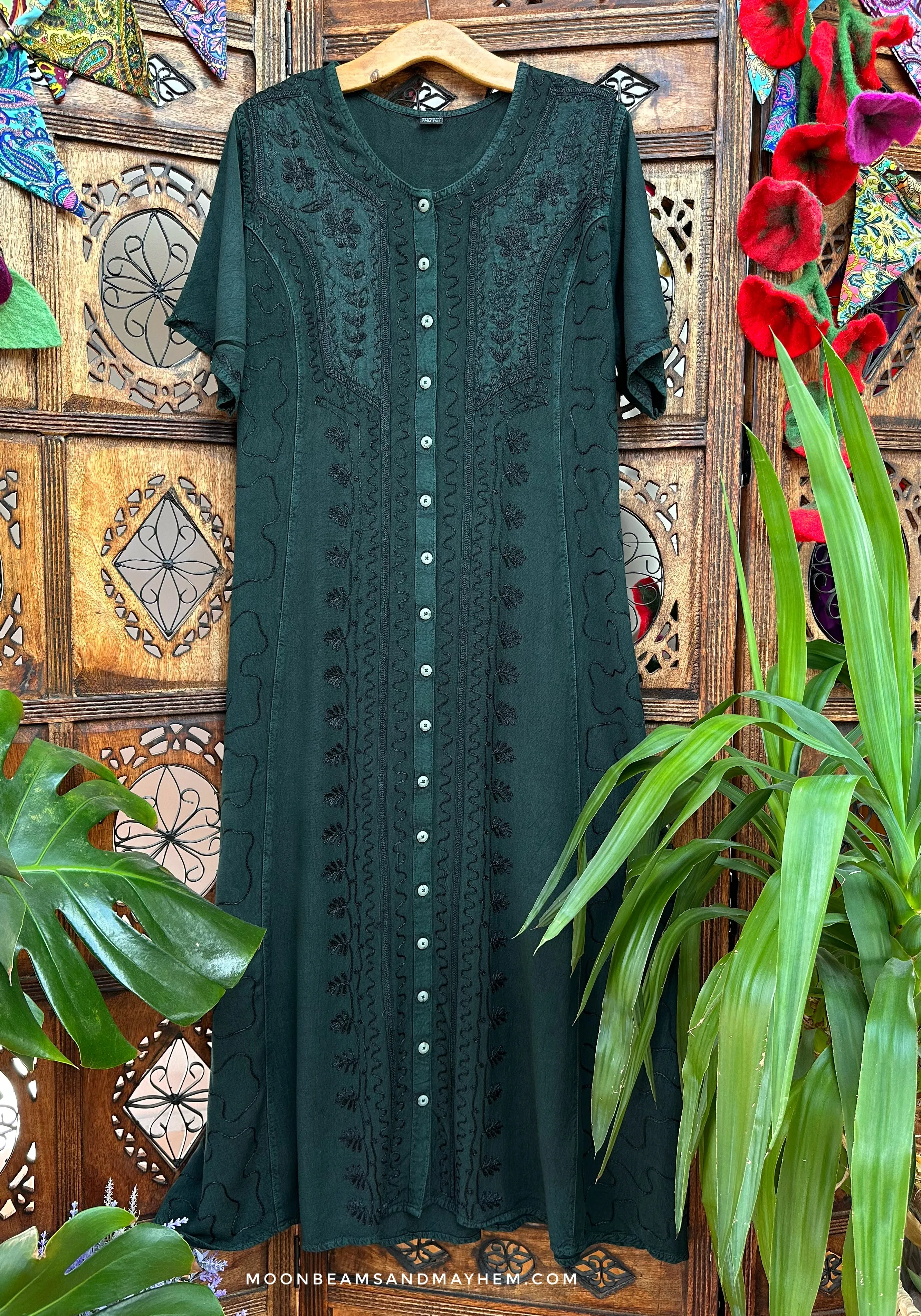 DEEPEST GREEN JULIETTE DRESS