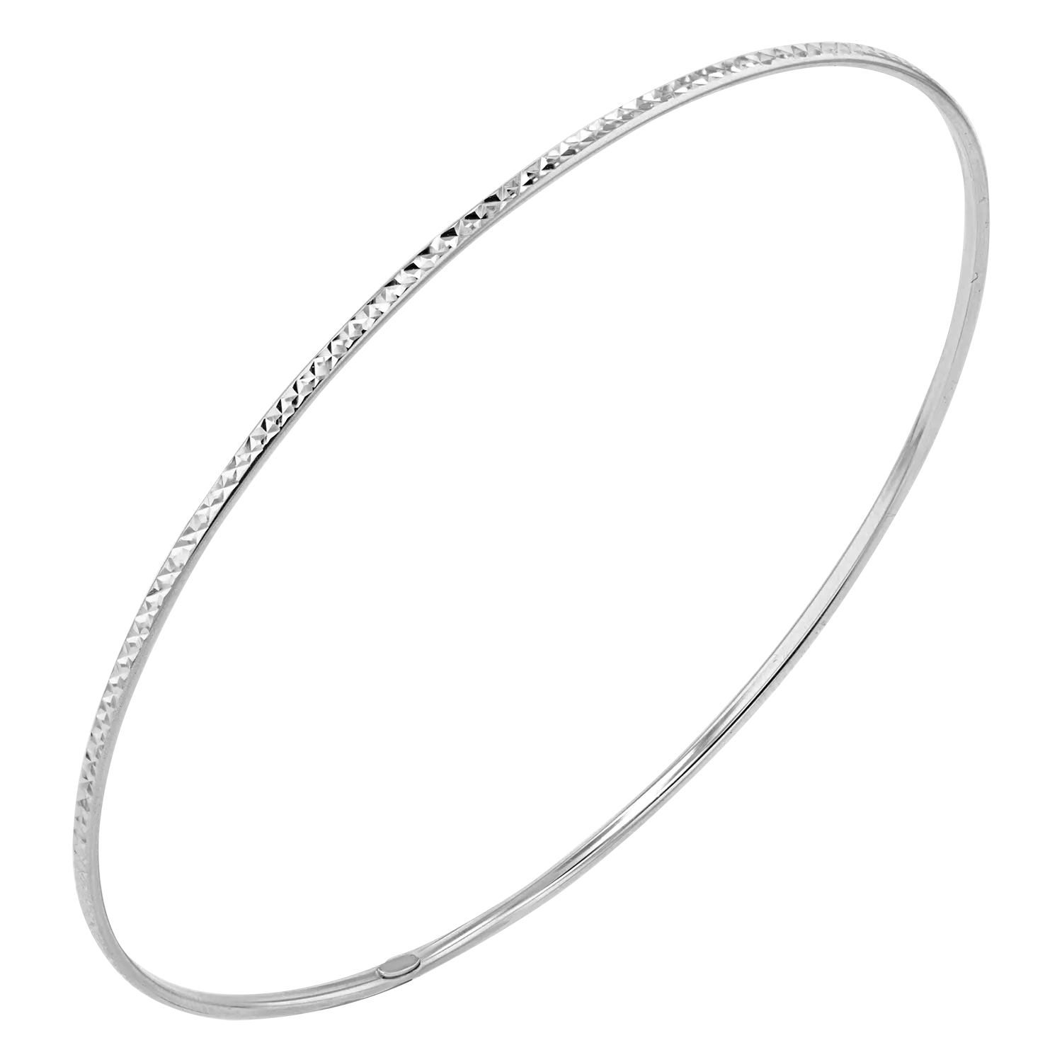 Diamond Cut Wire Bangle