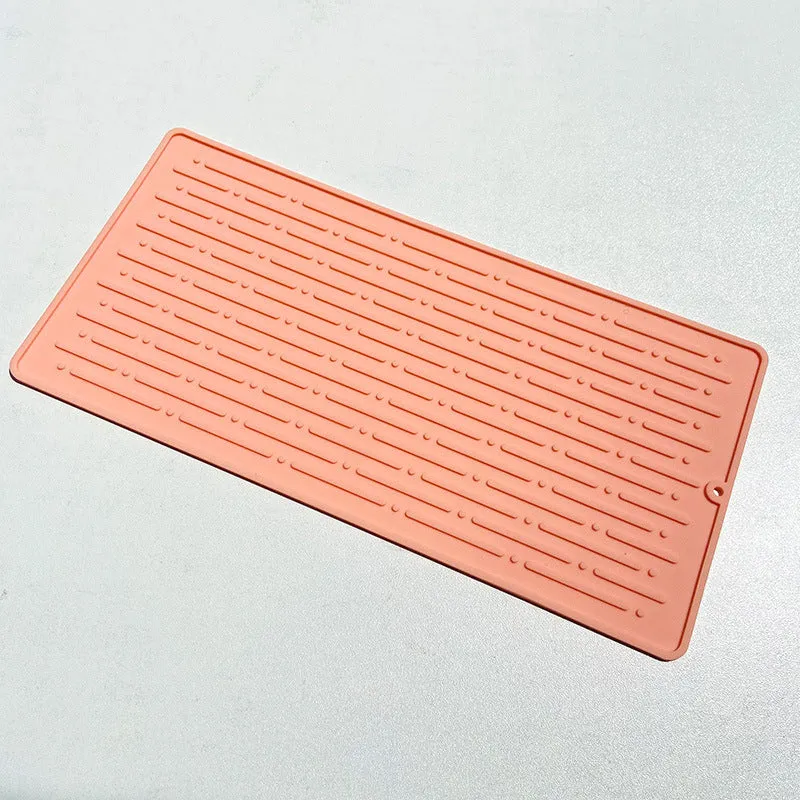 Dining Table Mat Silicone Non-Slip Cabinet Pad Heat-Resistant Casserole Mats