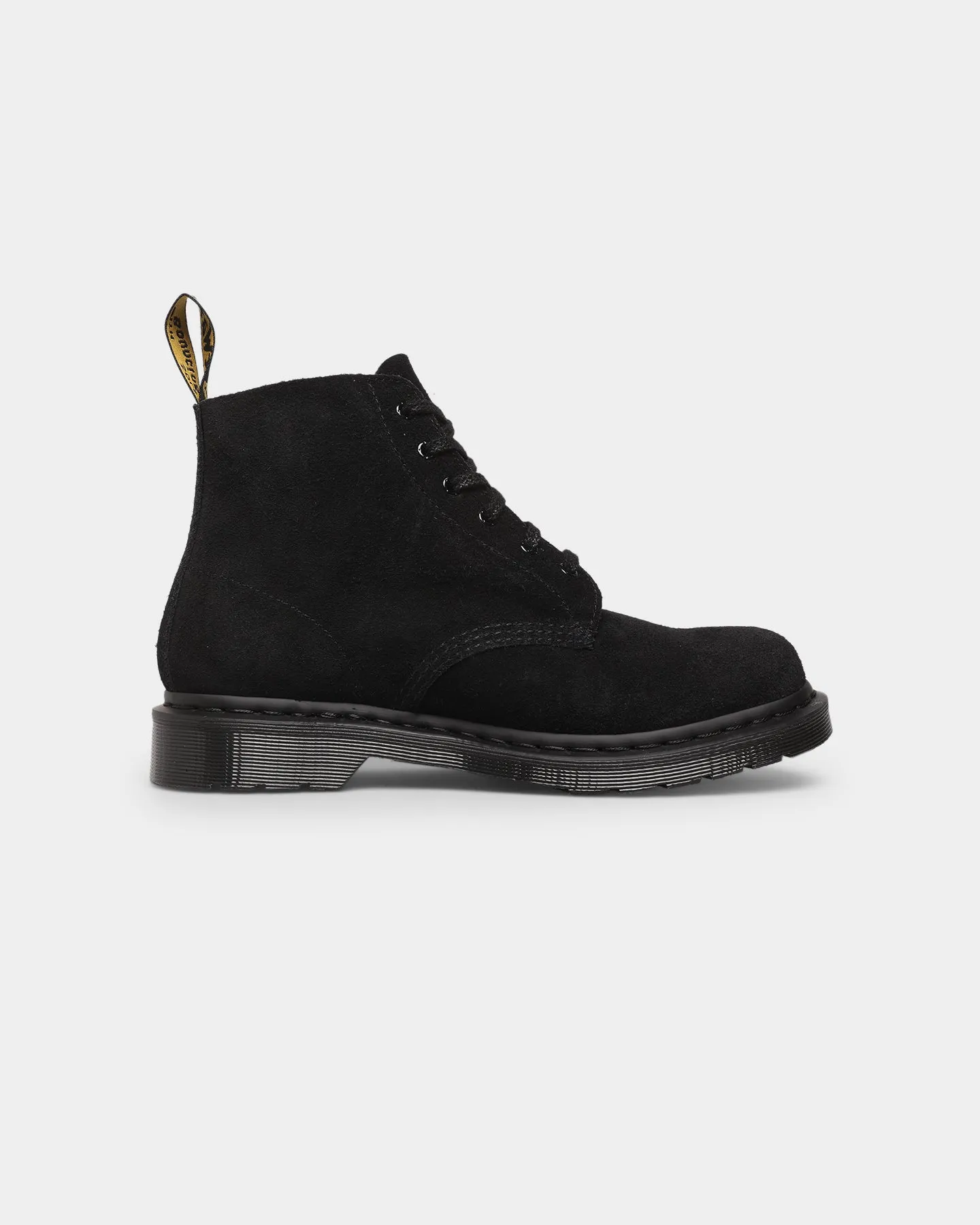 Dr. Martens 101 Mono 6 Eye Boot Black E.H.Suede