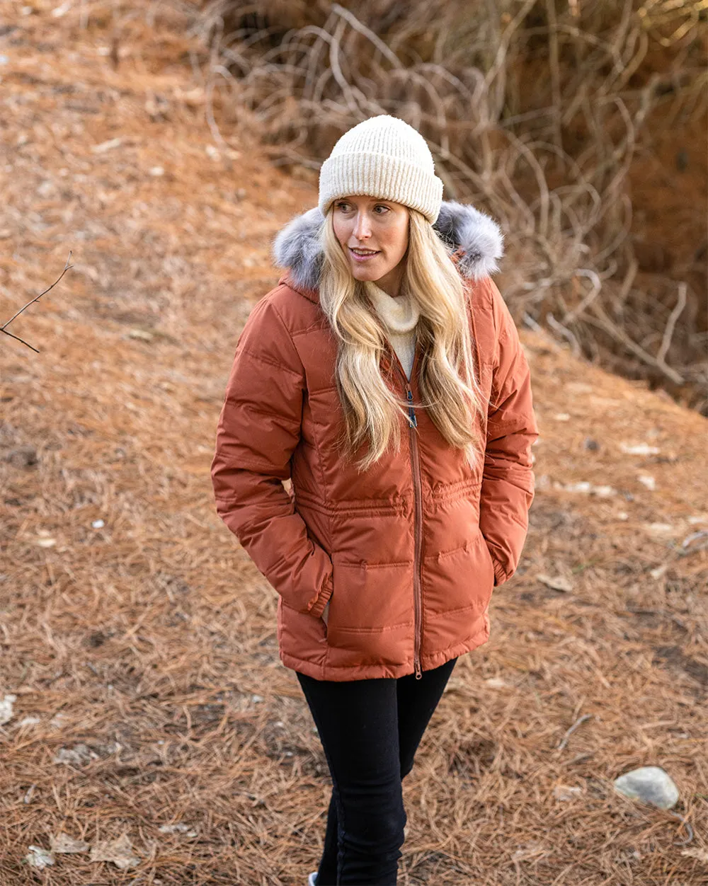 Elara Urban Puffer in Cinnamon