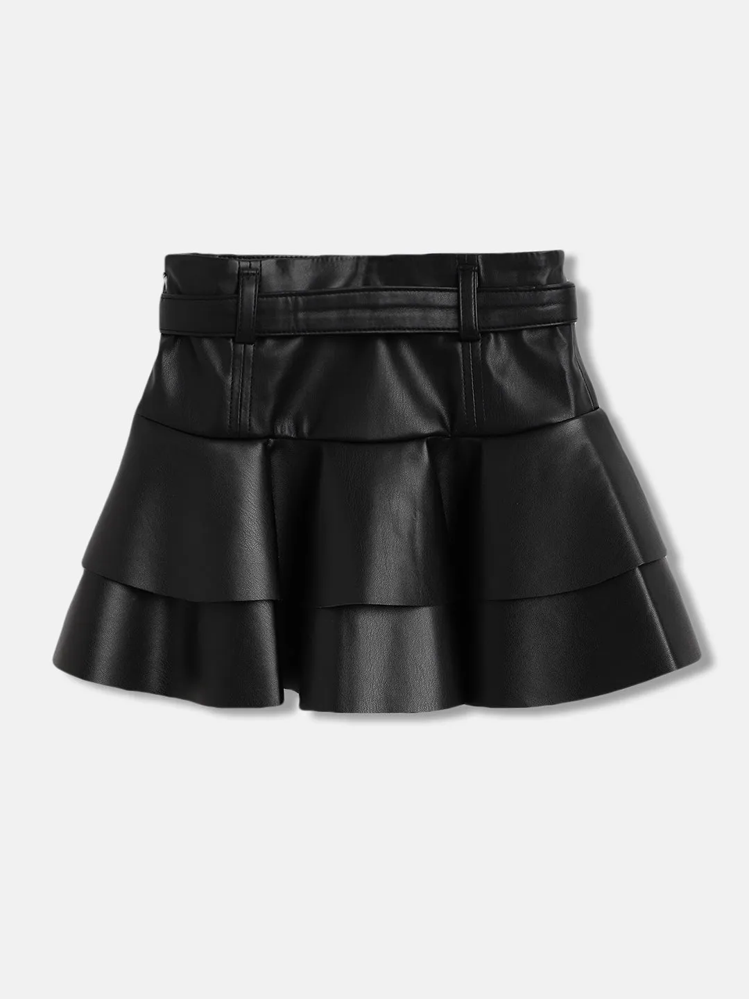 Elle Girls Solid Flared Skirt