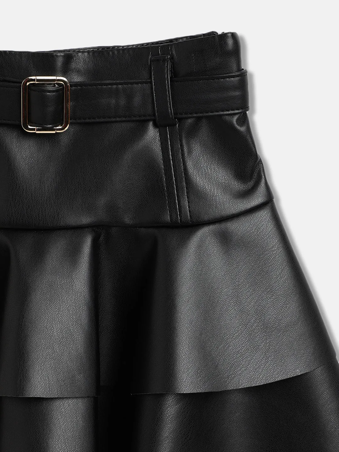 Elle Girls Solid Flared Skirt