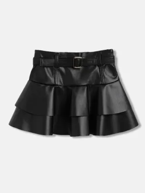 Elle Girls Solid Flared Skirt