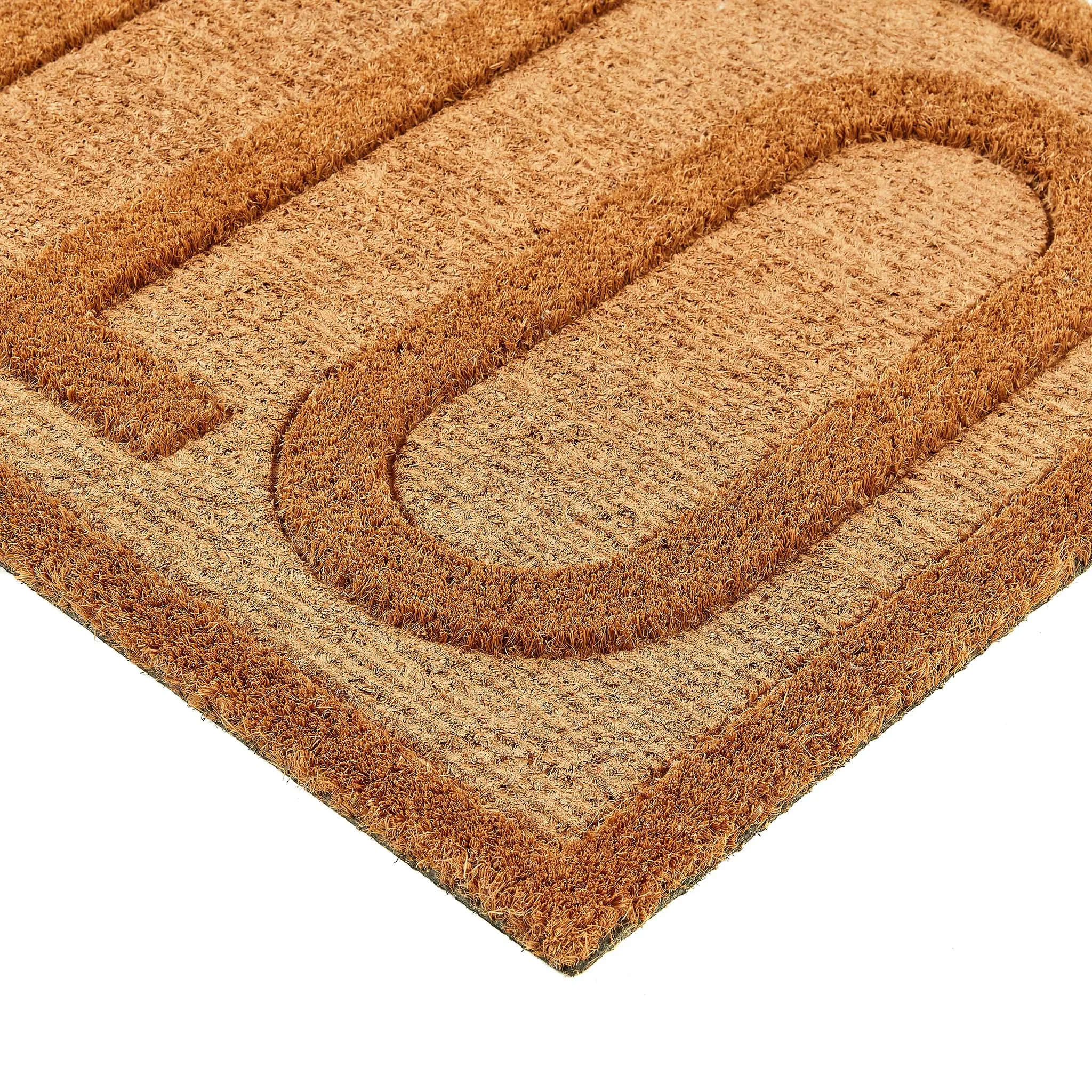 Embossed Coir Hello