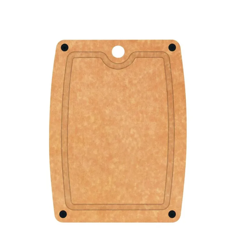 Epicurean Chopping Board Natural with Feet 37cm x 27cm