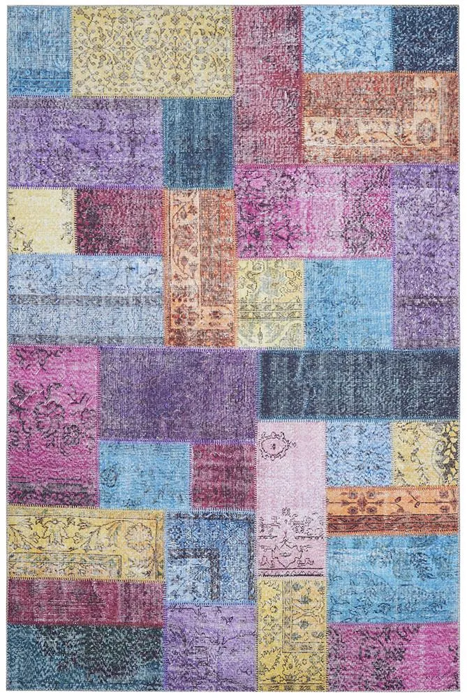 Ethereal  Multi Patchwork Rug