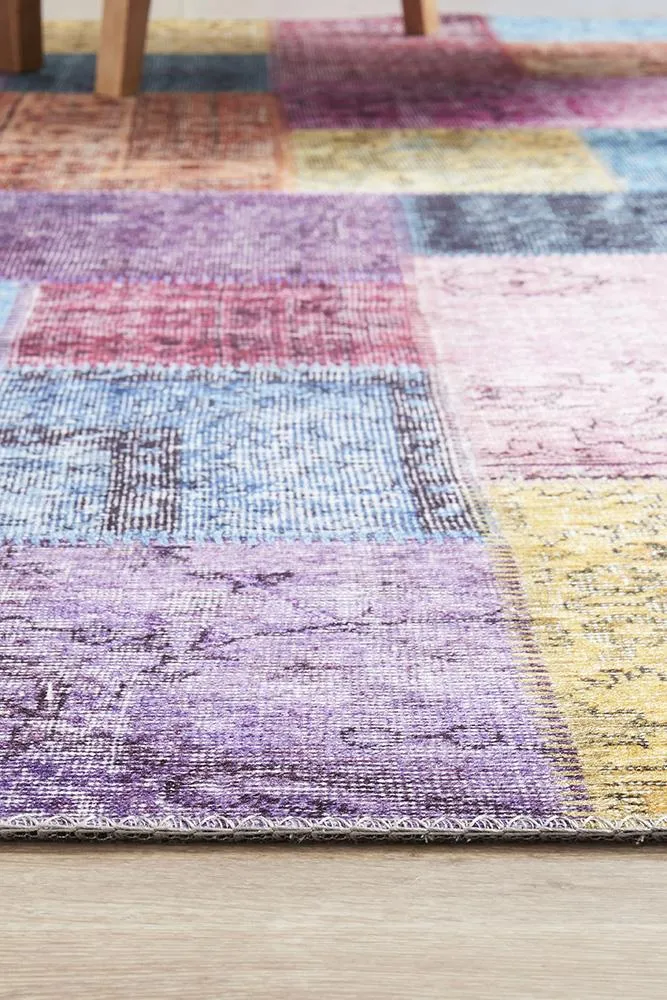 Ethereal  Multi Patchwork Rug