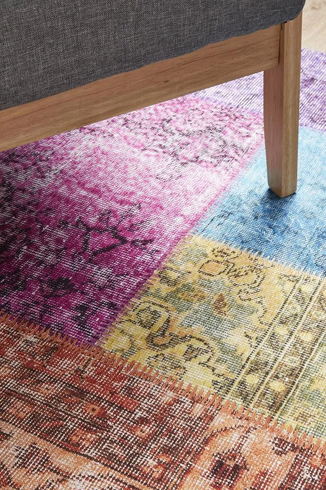 Ethereal  Multi Patchwork Rug