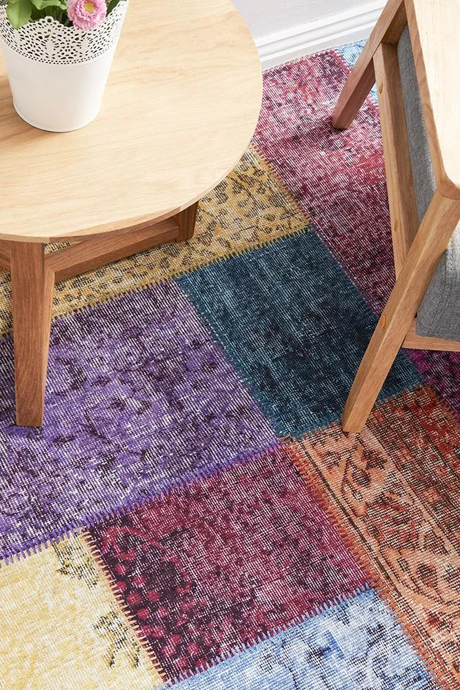 Ethereal  Multi Patchwork Rug