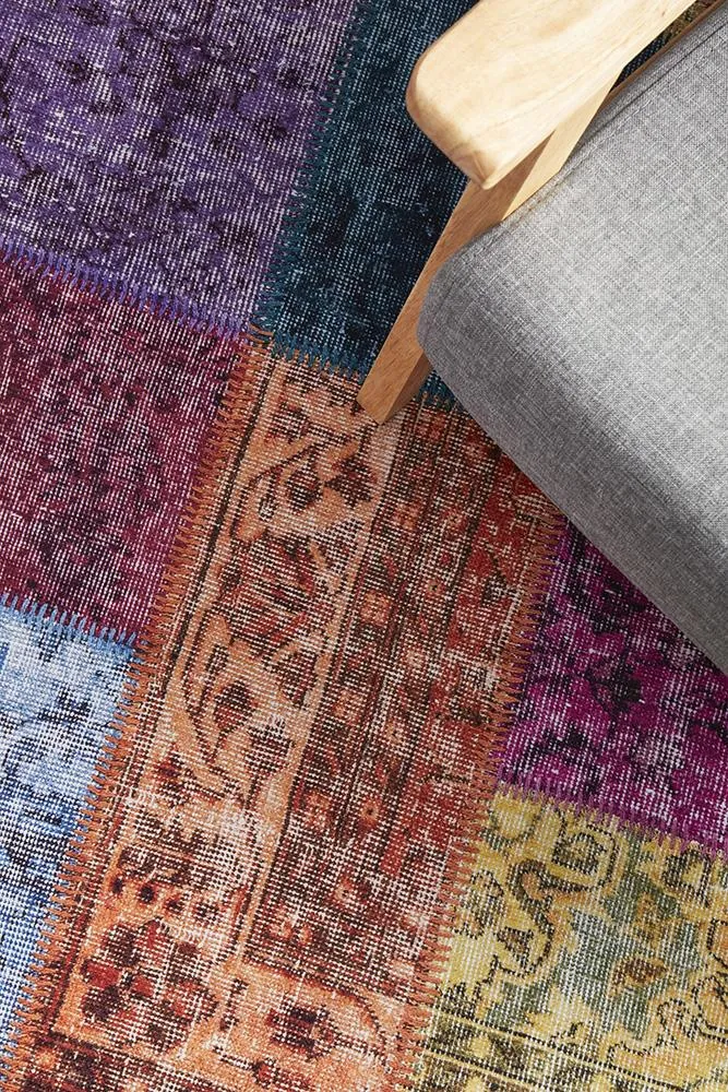 Ethereal  Multi Patchwork Rug