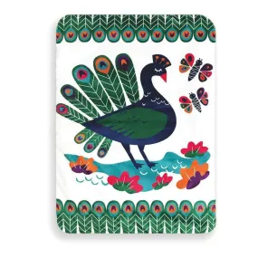 Ethically Made | Baby Playmat | Peacock Paradise Theme