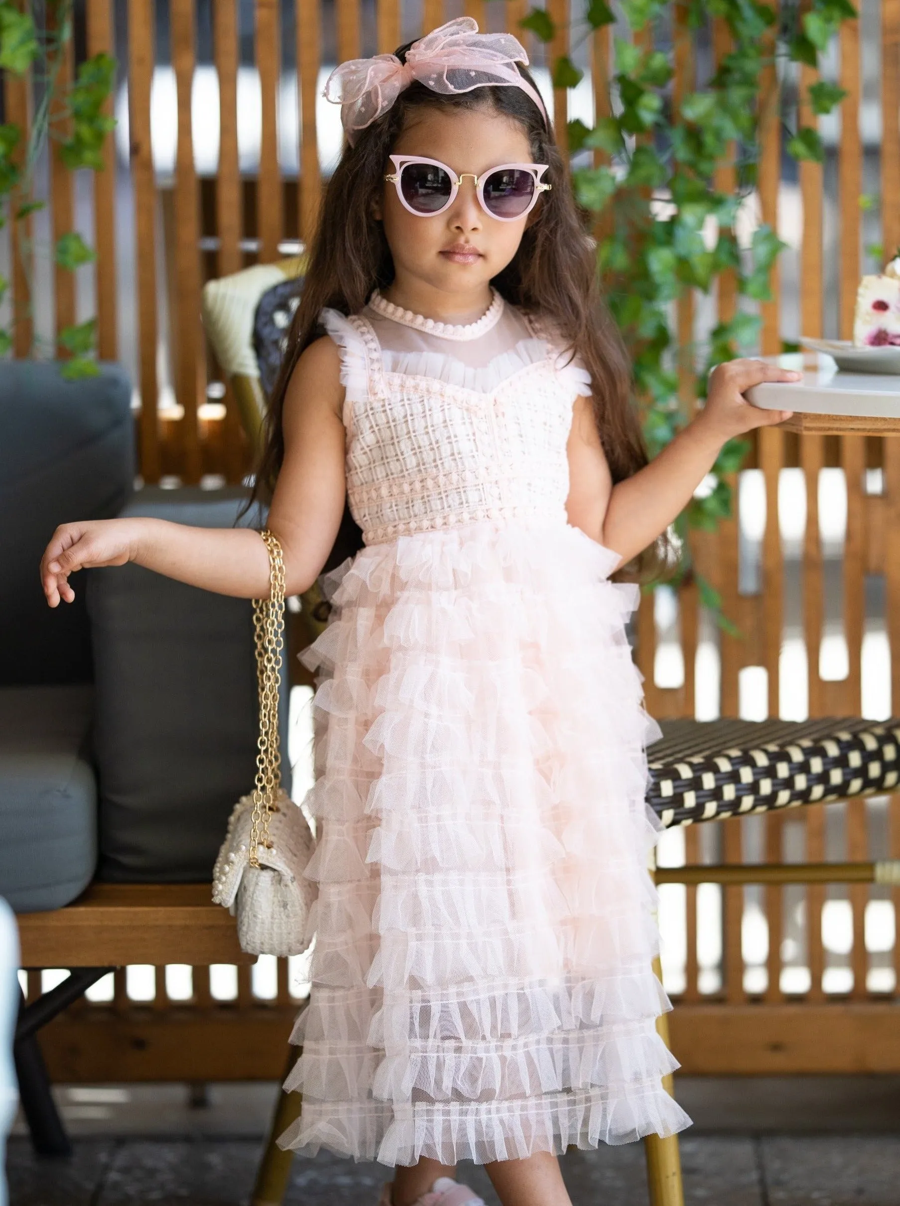 Eyes On Me Layered Tulle Ruffle Party Dress