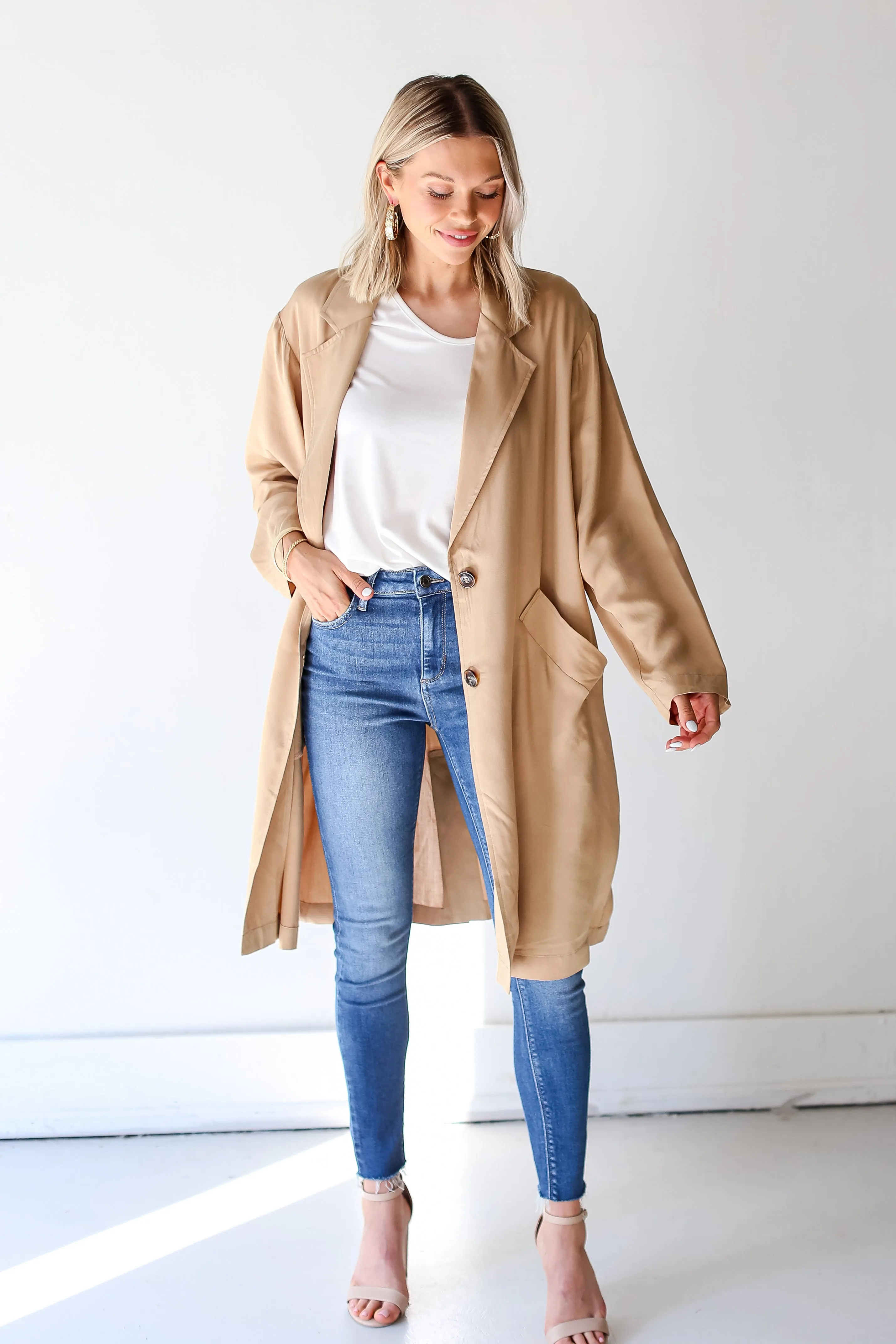 FINAL SALE - Officially Sophisticated Trench Jacket