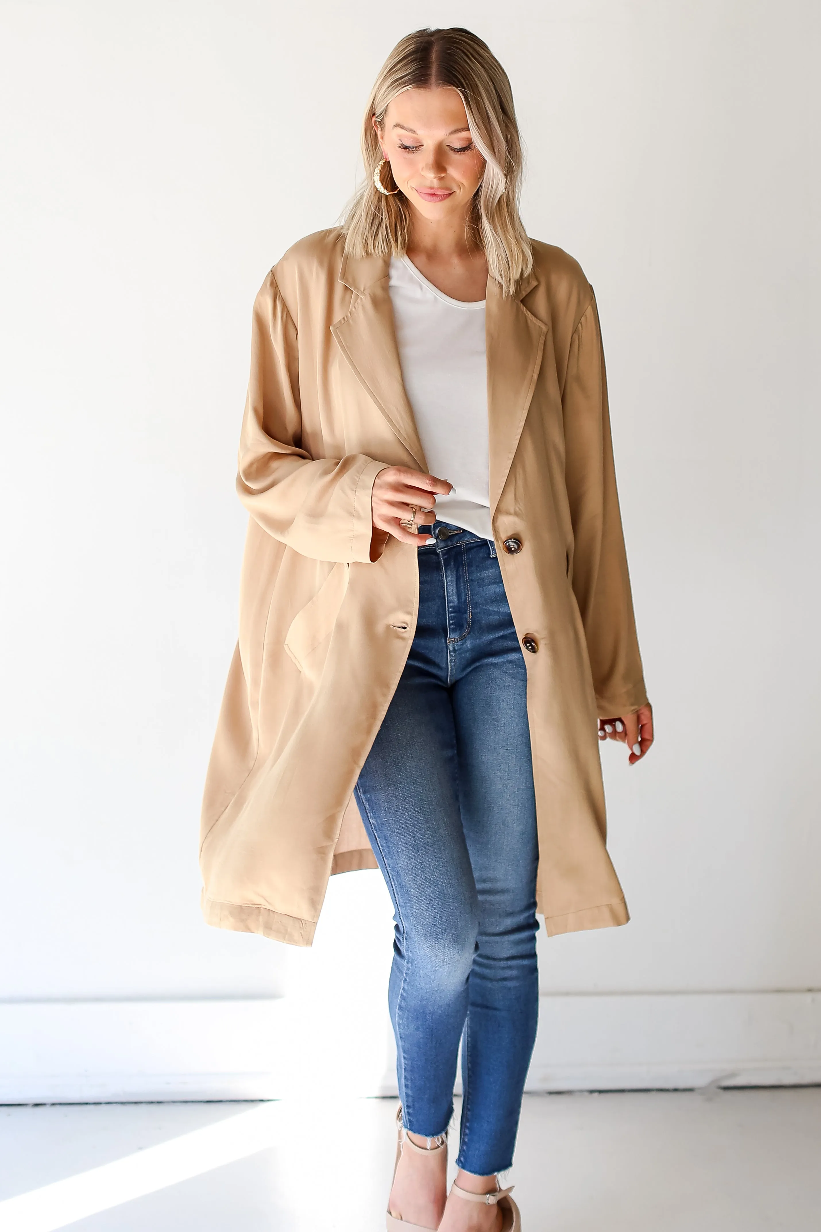 FINAL SALE - Officially Sophisticated Trench Jacket