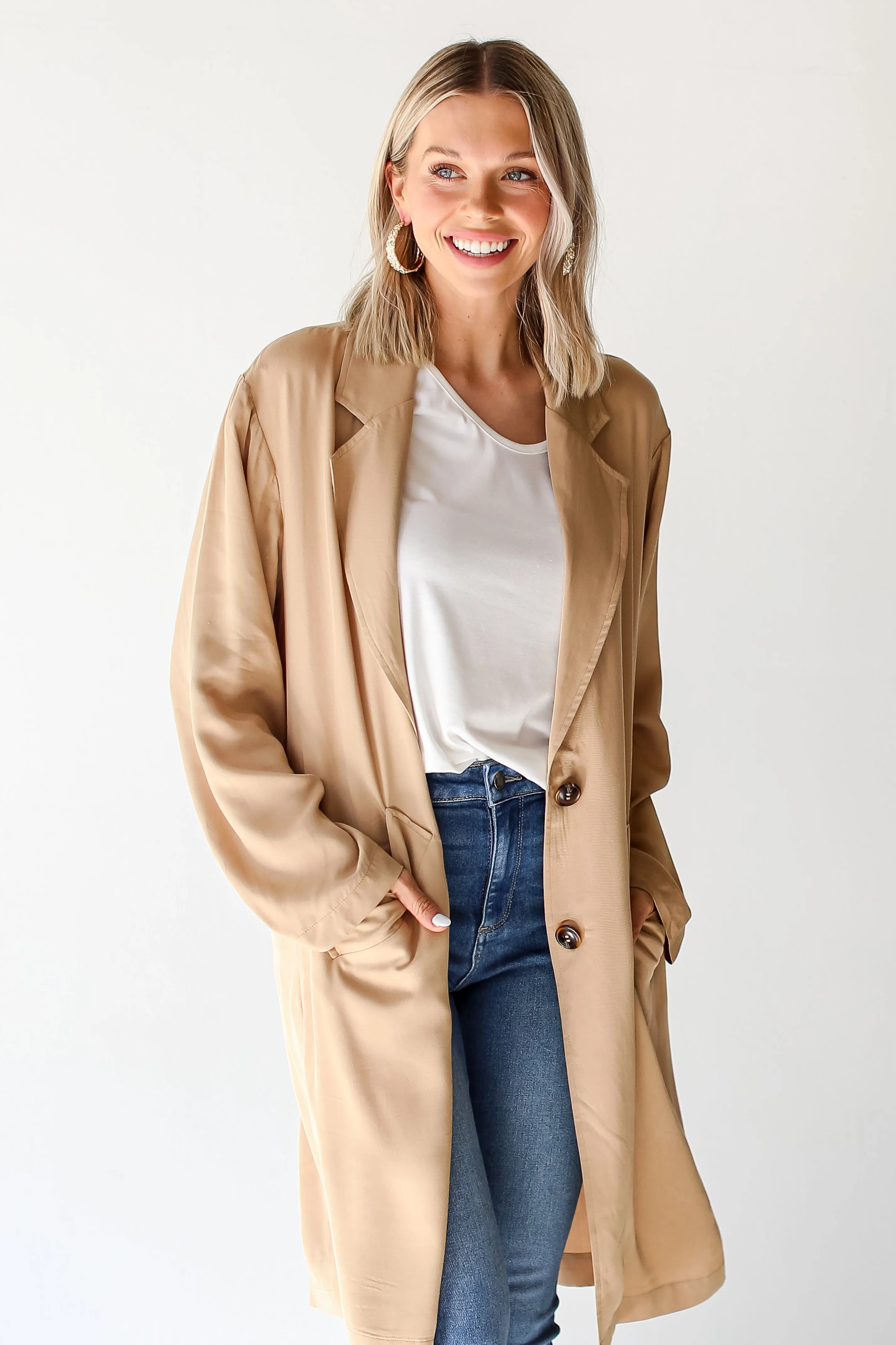 FINAL SALE - Officially Sophisticated Trench Jacket