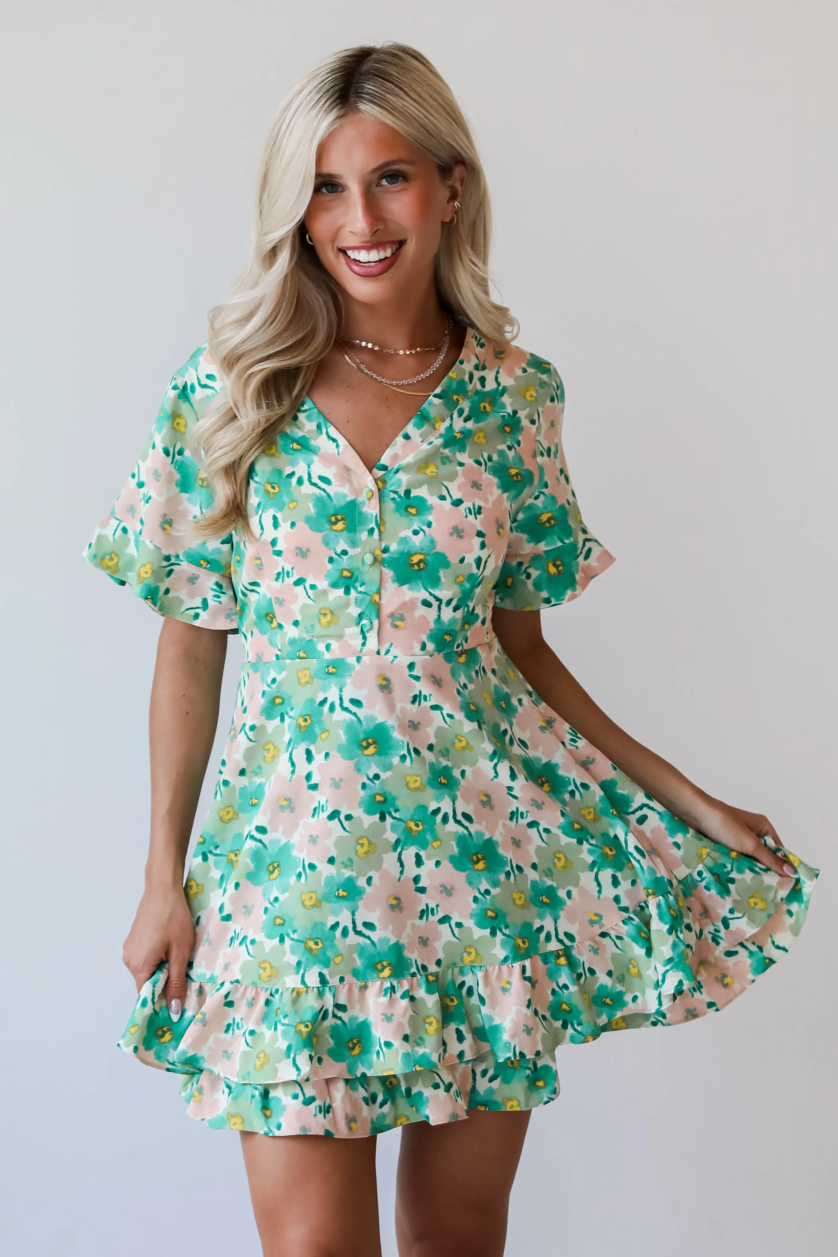 FINAL SALE - Something Special Floral Mini Dress