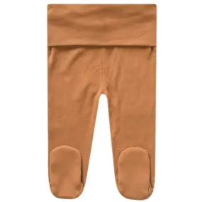 Footed Baby Pants - Camel