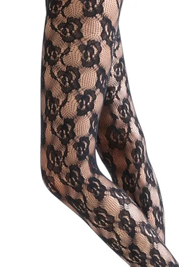 Franzoni Alessandria Net Floral Lace Tights