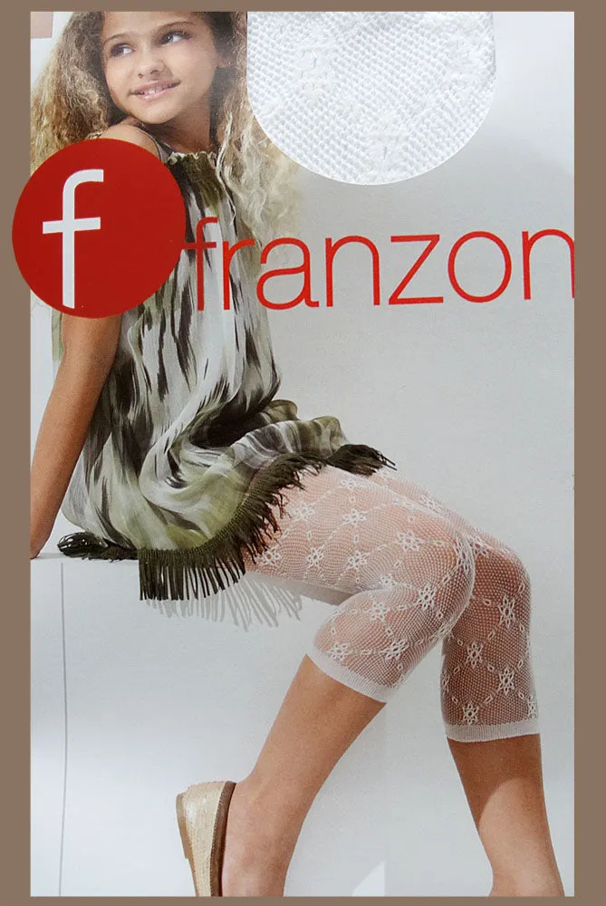 Franzoni Girls Fatalbina Lace Capri Footless Tights