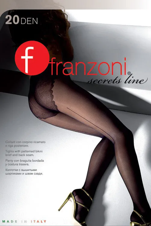 Franzoni Secrets Line Back Seam Sheer Hosiery