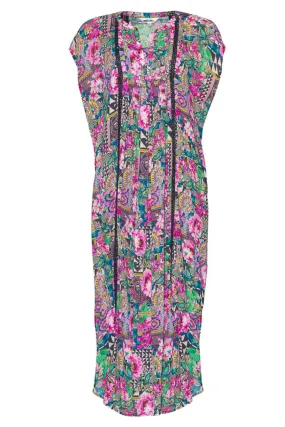 Frida Kaftan Dress in Multi