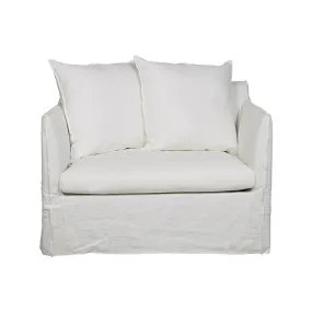 GlobeWest | Vittoria Slip Cover 1 Seater Sofa