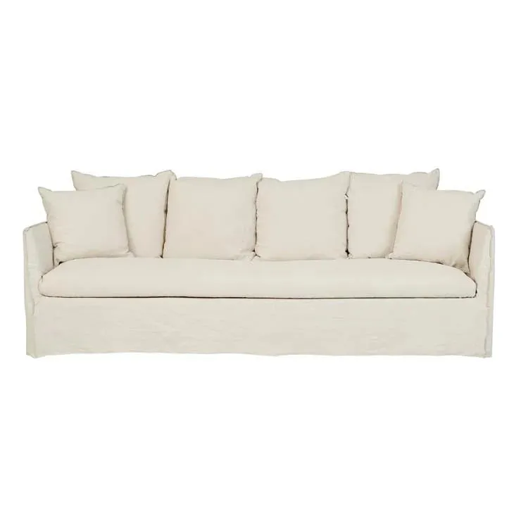 GlobeWest | Vittoria Slip Cover 4 Seater Sofa