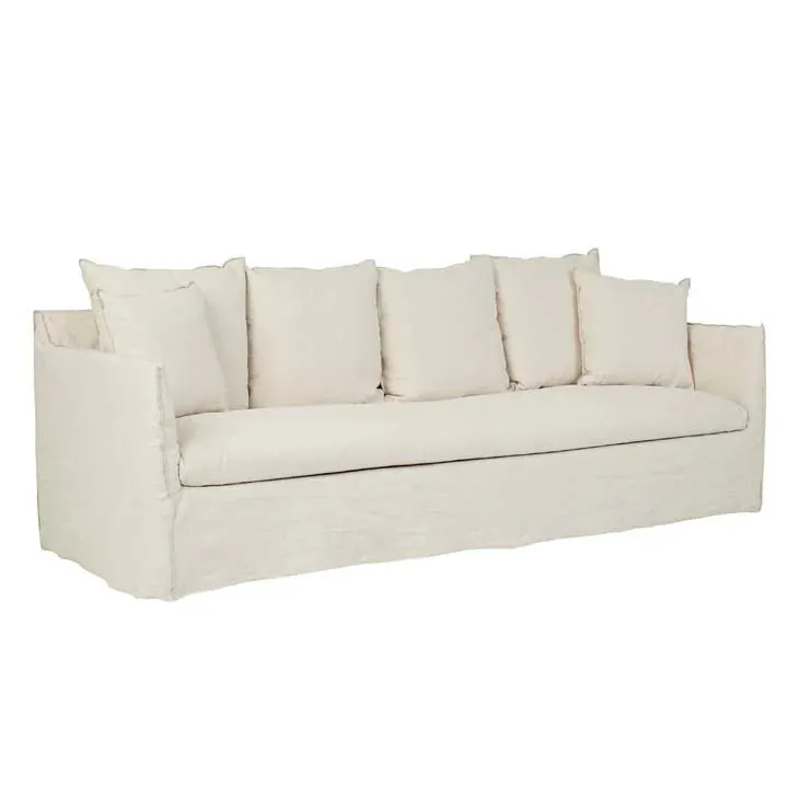 GlobeWest | Vittoria Slip Cover 4 Seater Sofa