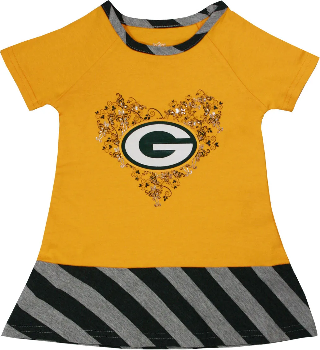 Green Bay Packers Little Girls' Drop Waist Skirt