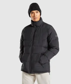 Gymshark Restore Puffer Jacket - Black