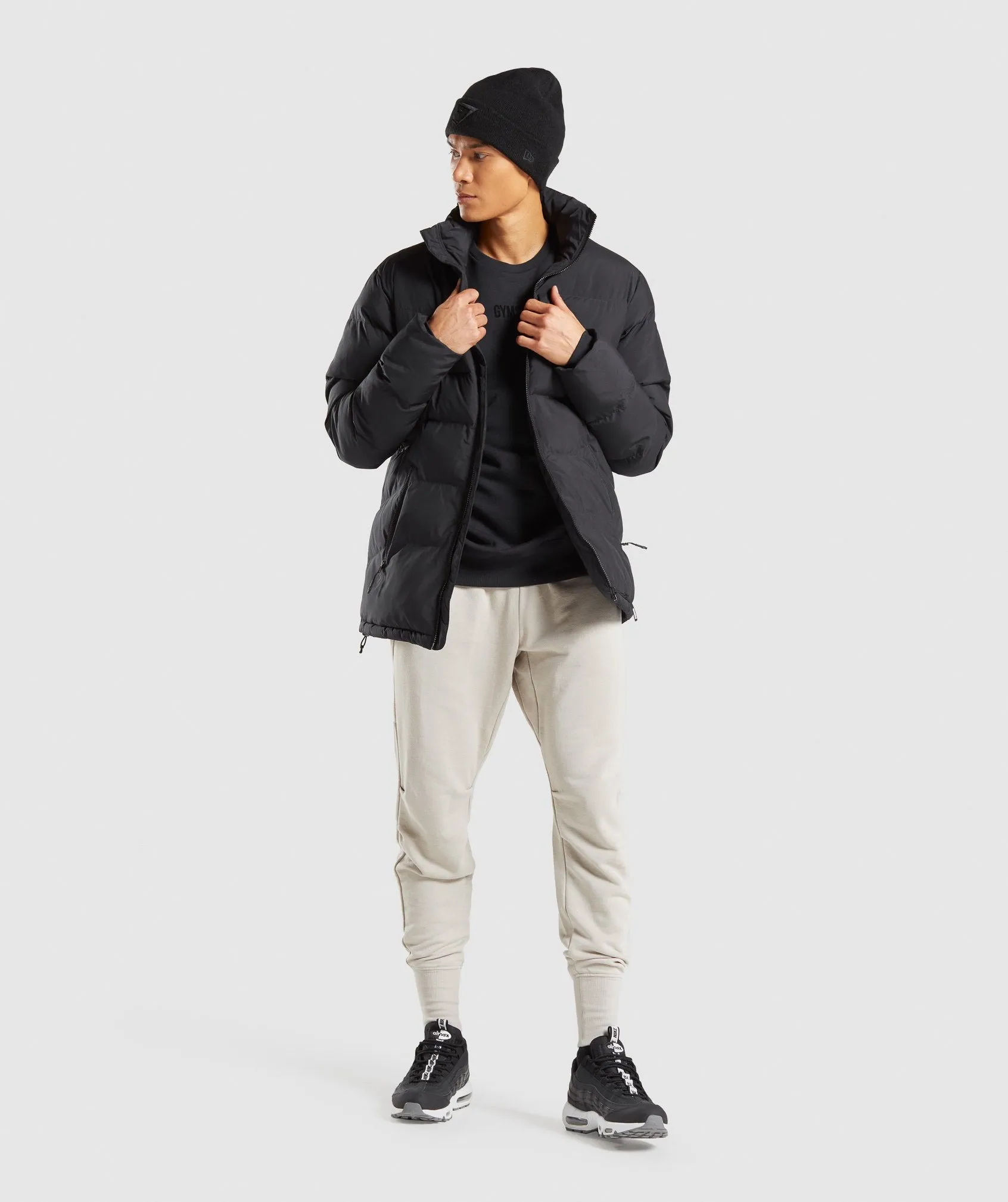 Gymshark Restore Puffer Jacket - Black