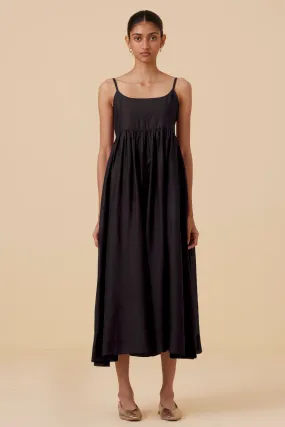 Hamza Black Sleeveless Dress