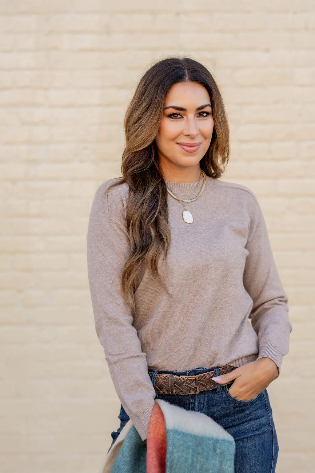 Heathered Sweater Tee