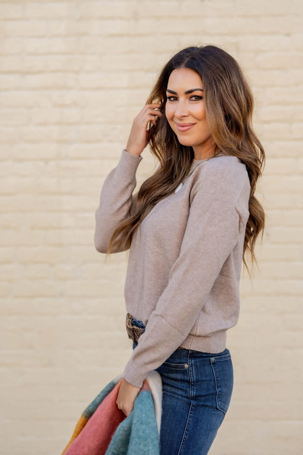 Heathered Sweater Tee