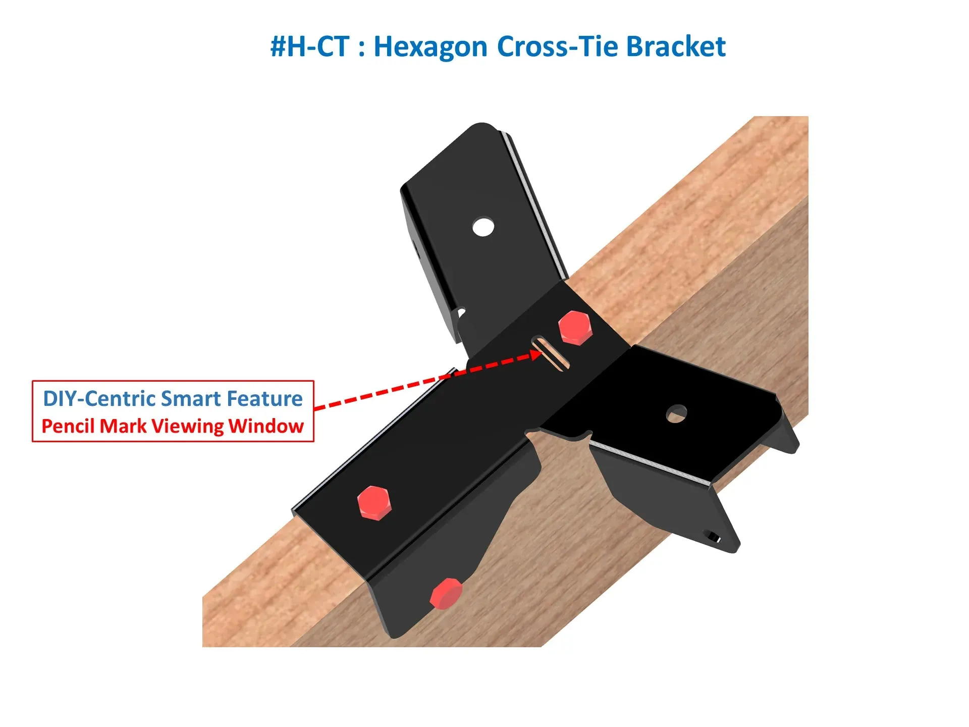 Hexagon CrossTie Bracket