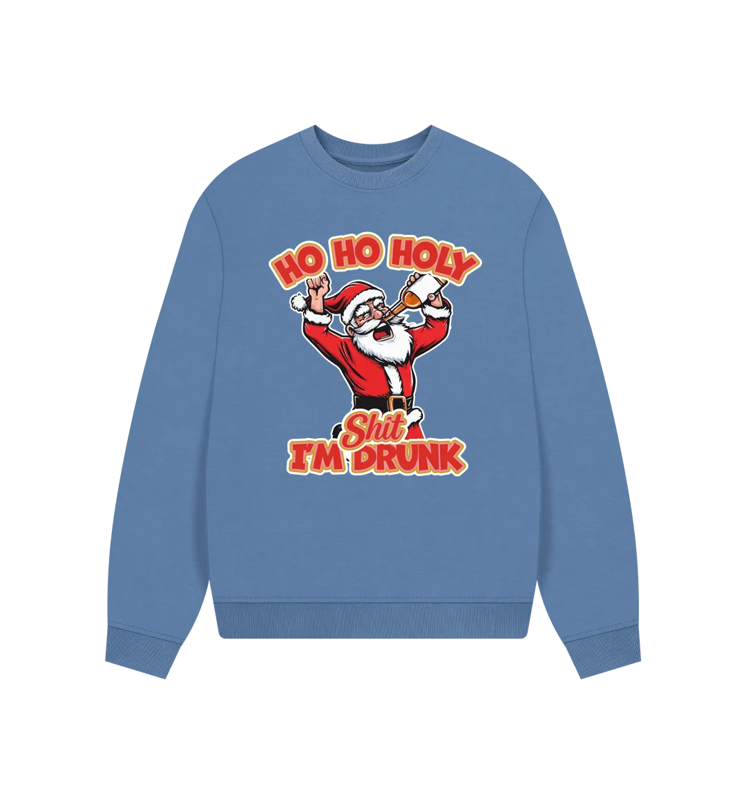 Ho Ho Holy Women's Oversized Christmas Jumper