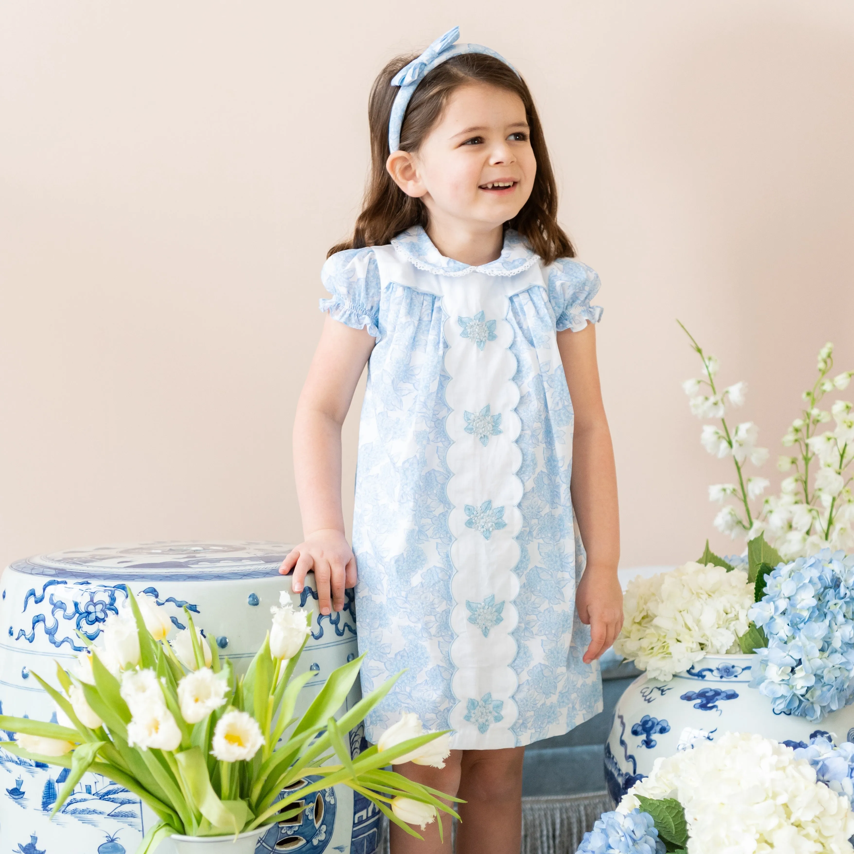 Hydrangea Girl Dress