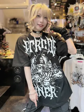 Hypercore "Itadakimasu" (let’s eat) black & white t-shirt