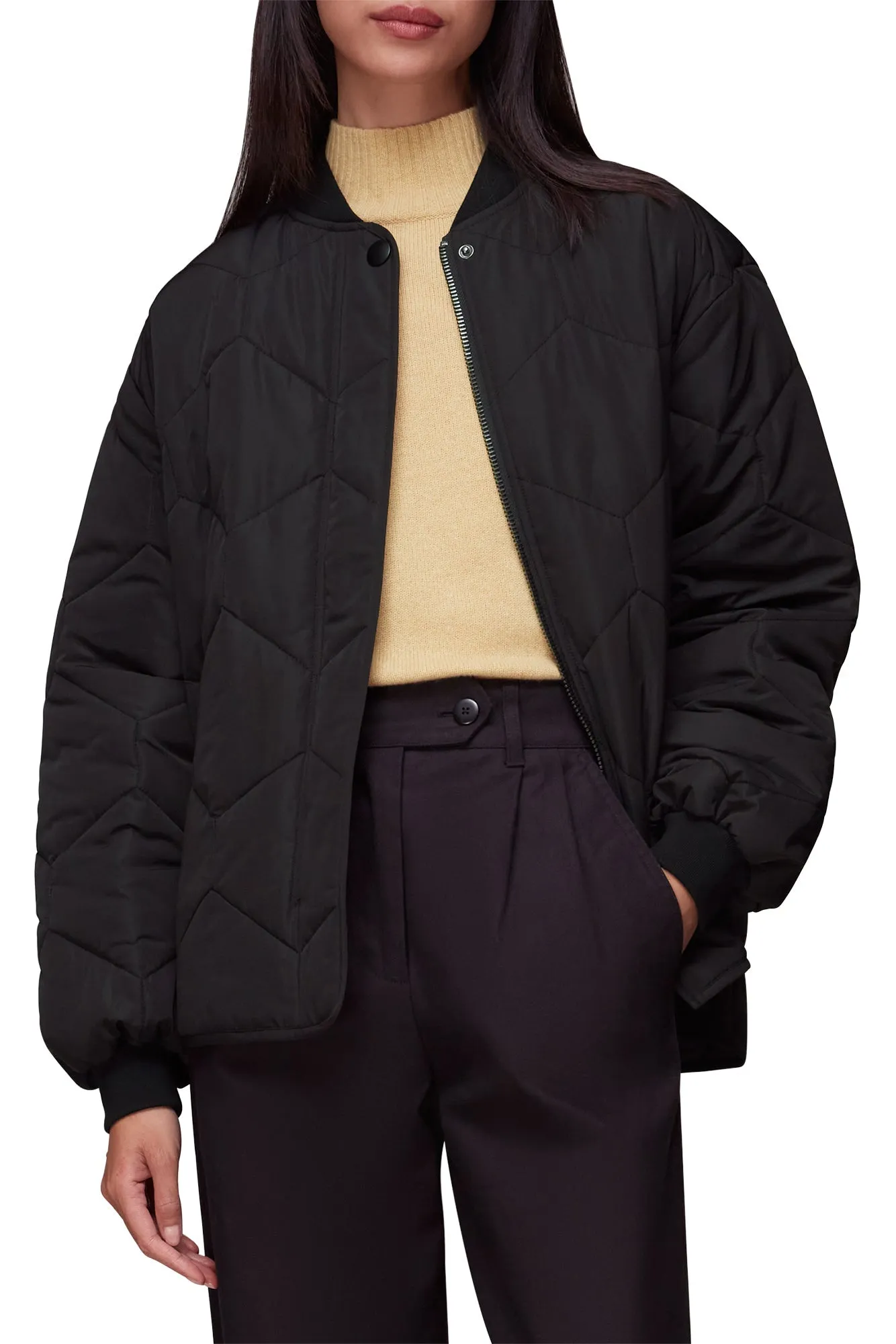 Ida Short Quilted Coat