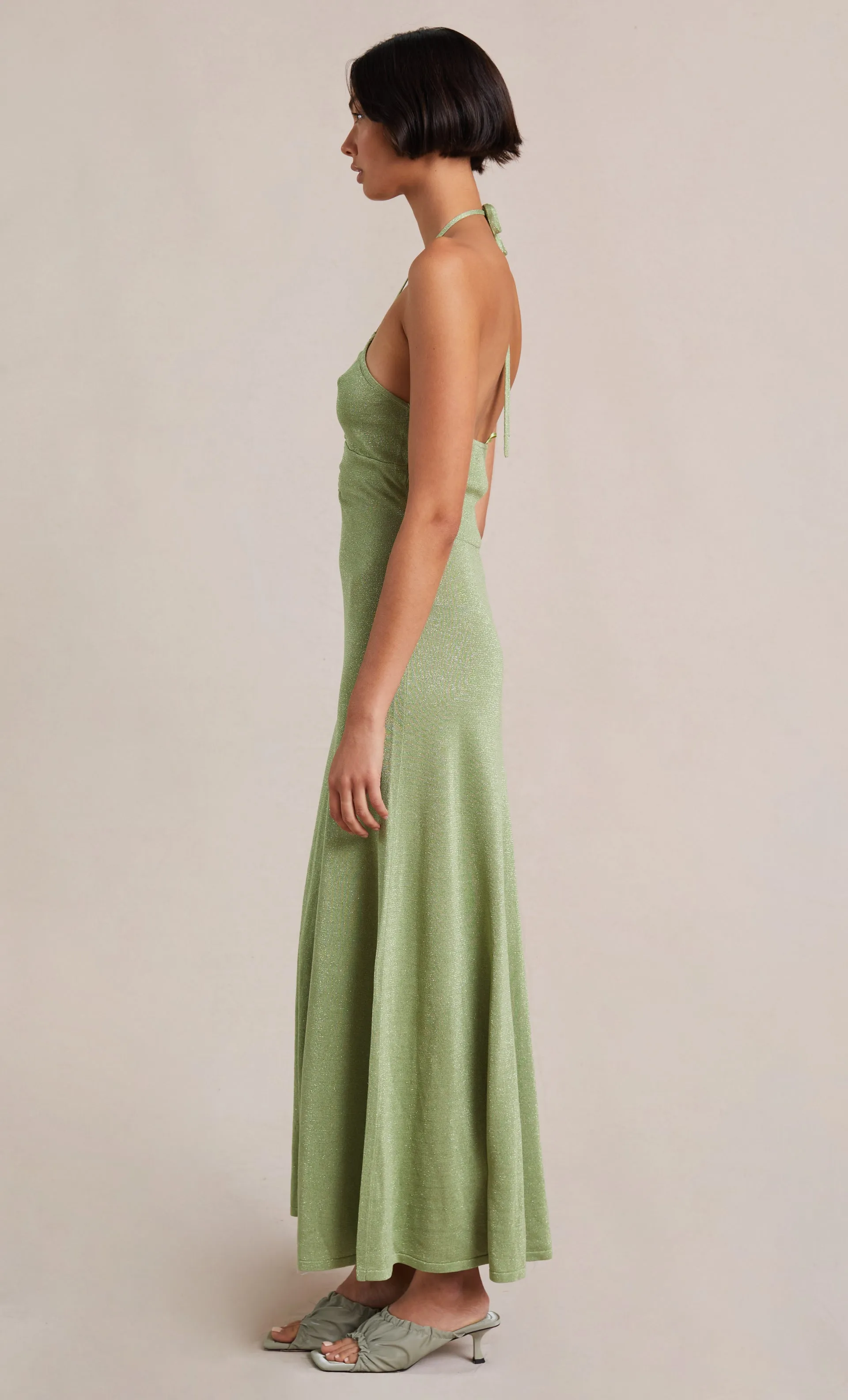 Indya Knit Maxi Dress - Pistachio