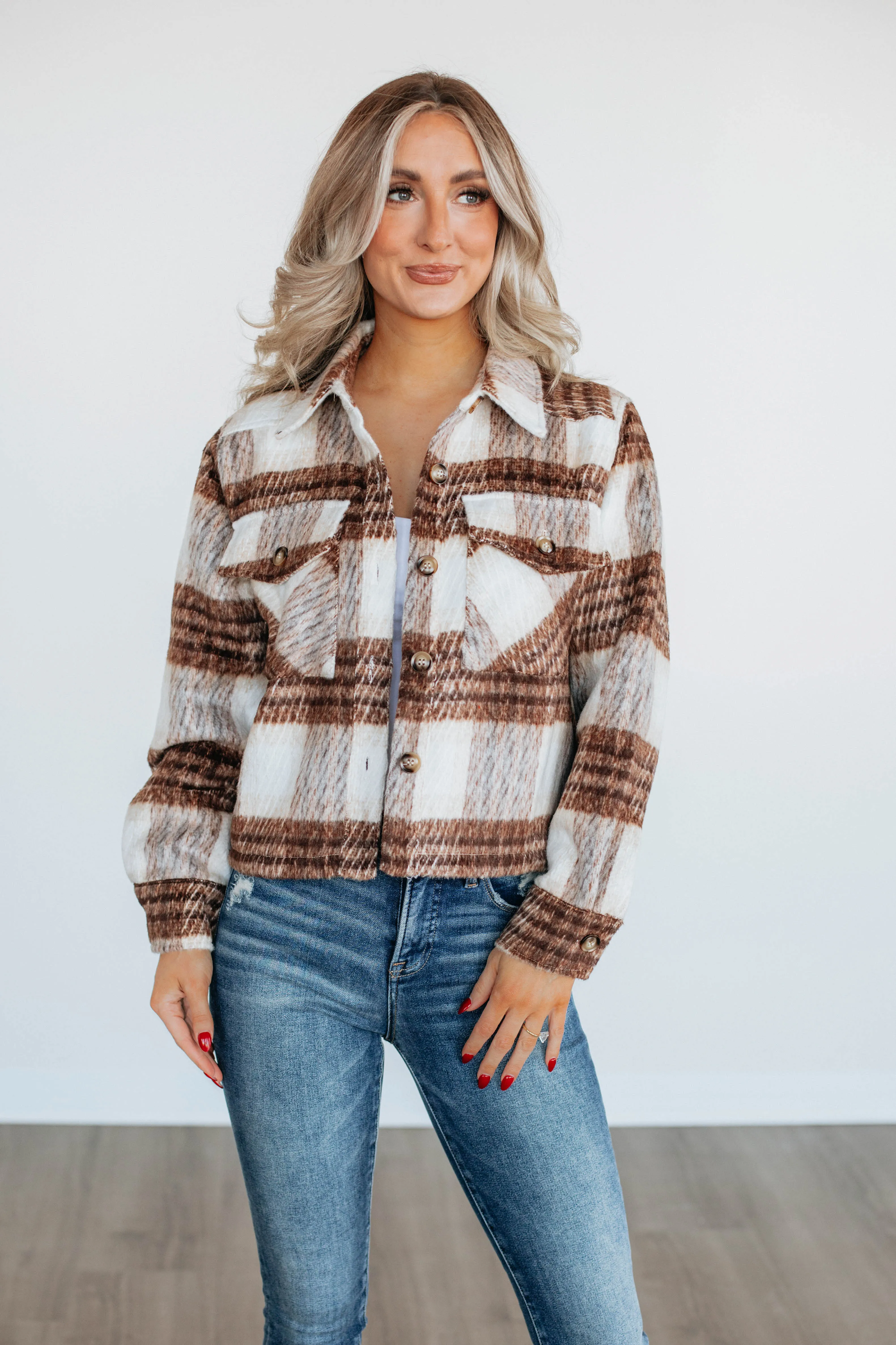 Johnette Plaid Shacket