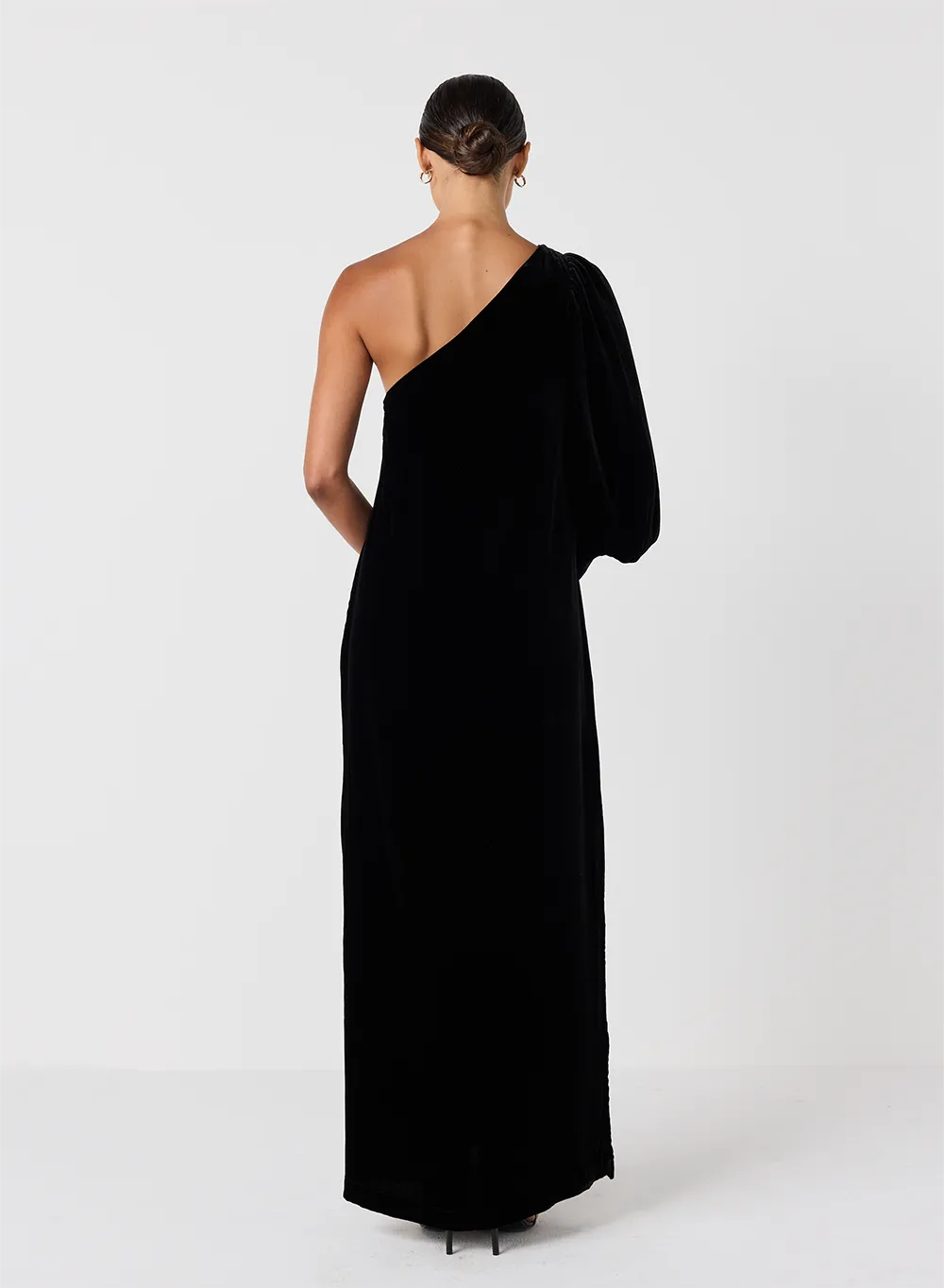 Kathryn Silk Velvet Maxi Dress