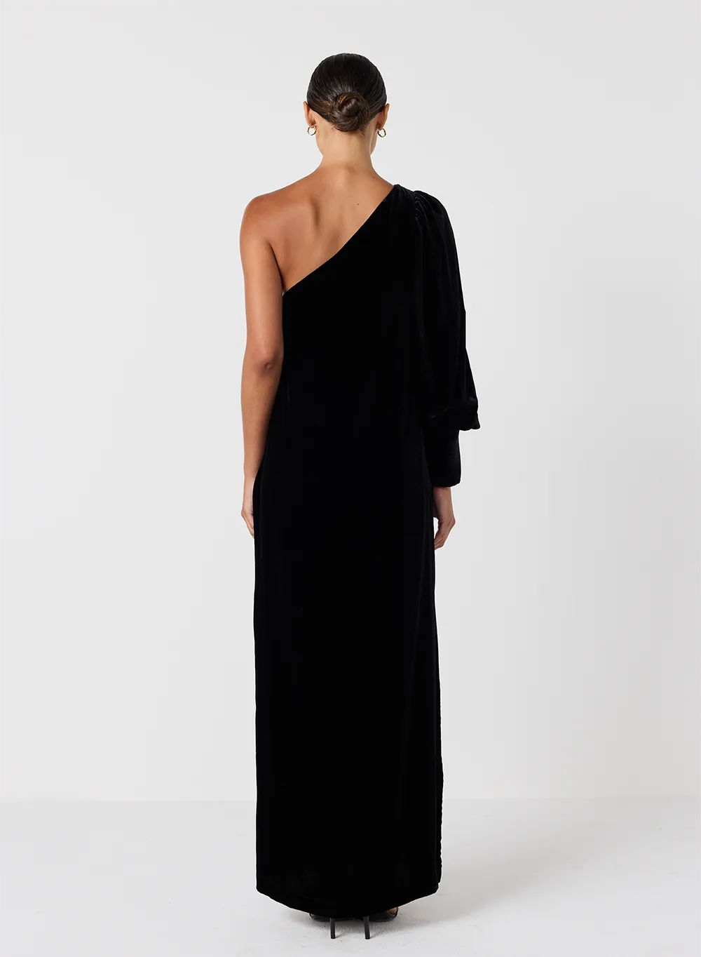 Kathryn Silk Velvet Maxi Dress