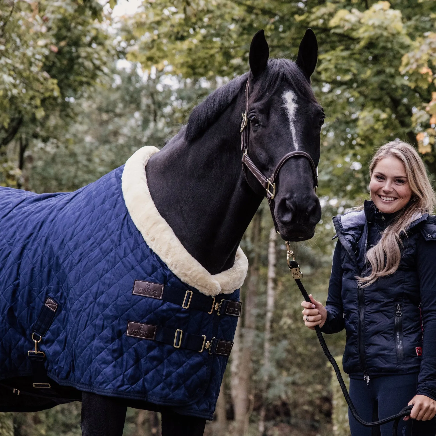 Kentucky Horsewear Show Rug, Navy