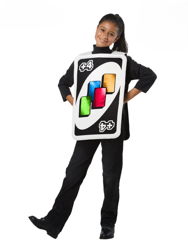 Kids Costume - Uno Draw Four Card Tabard Costume