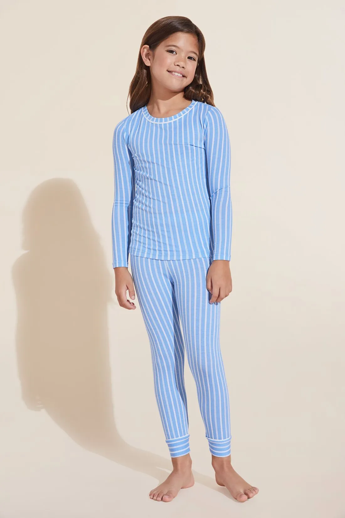 Kids Printed TENCEL™ Modal Unisex Long PJ Set